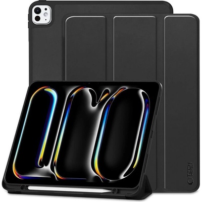 Tech-Protect Защитен Калъф за Калъф за iPad Pro 13 2025-2024, Tech-Protect Trifold Slim Case, Черен (5906302308569)