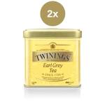 TWININGS Черен чай Earl Grey 2x100 г