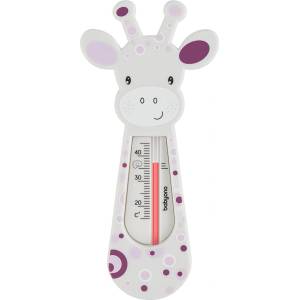 BabyOno Термометър за баня Babyono Жираф бял лилав кръг 776/02 Термометър