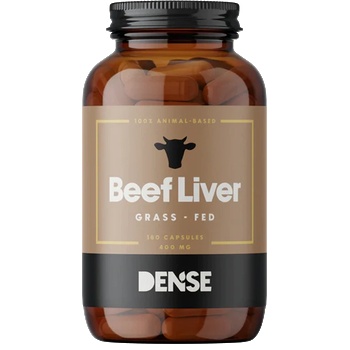 Dense Говежди черен дроб 750 mg 180 капсули | Dense (315426 (1001) DNS)