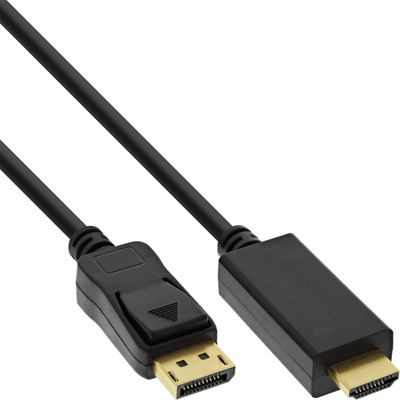 InLine 17188I адаптер за видео кабел 7, 5 м DisplayPort HDMI Черен (17188I)