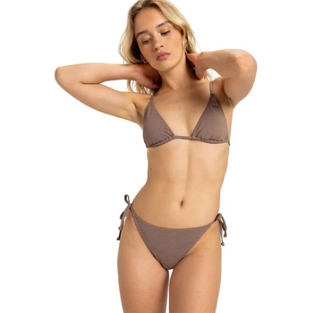Roxy Lasca Tiki Tri bikini - Brown (Deep Taupe)