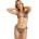 Roxy Lasca Tiki Tri bikini - Brown (Deep Taupe)