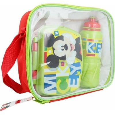 Mickey Mouse Mickey Mouse - Lunch box + 530 ml láhev na vodu v sáčku na oběd