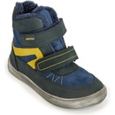 Dětské kotníkové boty Protetika chlapecké zimní boty Barefoot Rodrigo modrá