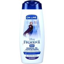 ON LINE KIDS SPRCHOVÝ GÉL 3 V 1 FROZEN 400 ml