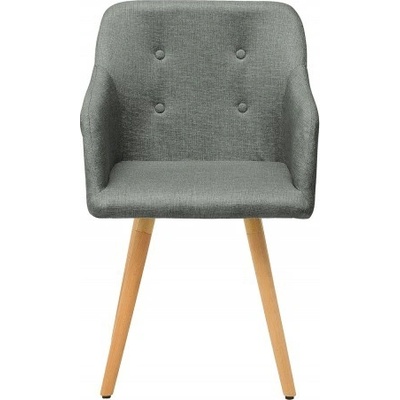 Ainnde Armrest tmavě šedá strukturovaná látka 2 ks