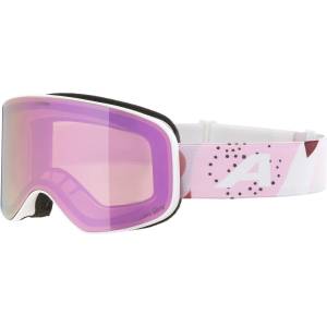 Alpina Ски маска Alpina Slope Q-Lite Mirror S3 (VLT 18%) Ski goggles - White / Rose Matt / Rose Mirror - размер One Size (417-4051-0111)
