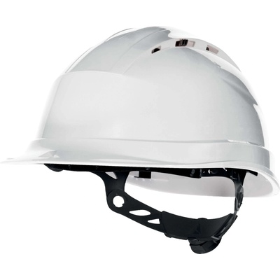 Delta Plus Delta quartz up iv / Предпазна каска с къс визьор - бяла Регулируема (quarup4bc)