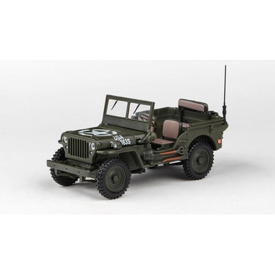 Cararama Jeep Willys Ton Military Vehicle 4x41:4 1:43