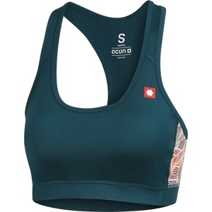 Ocun Дамски спортен сутиен Ocun Women's Misty Bra Sports bra - Green Deep Teal (114-2253-0512)