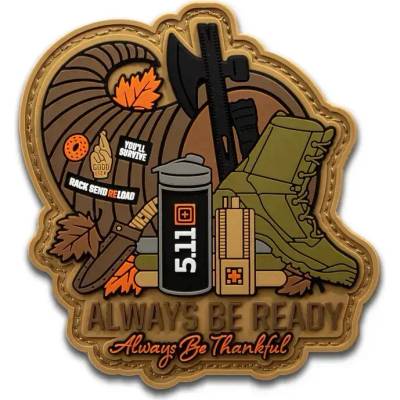 5.11 Patch Alwayes Be Thankful - 461 Orange