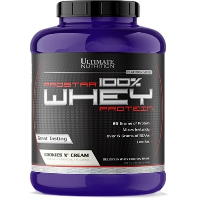Ultimate Nutrition Prostar 100% Whey Protein [2300 грама] Бисквити с крем