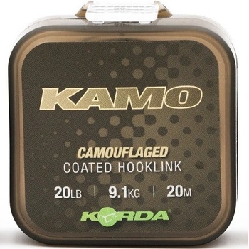 Korda šnúra Kamo Coated Hooklink 20m 20lb