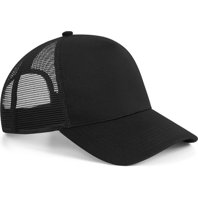 Beechfield B 642 Microknit Trucker Snapback 5 panelová COT53064200299-black Černá