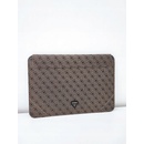 Tašky a batohy na notebooky Guess PU 4G Triangle Metal Logo 3666339039974 hnědá