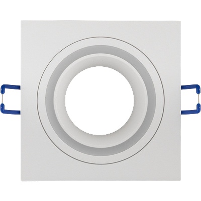 UltraLux РАМКА ЗА ВГРАЖДАНЕ КВАДРАТ, БЯЛА, СТАЦИОНАРНА, ip20 (fssgu10wh)