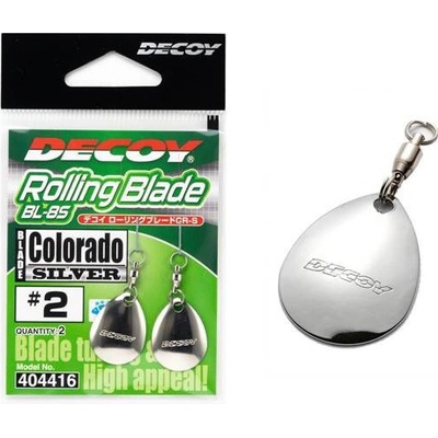 Decoy BL-5S Willow Blade Silver Vel. 2 5 ks
