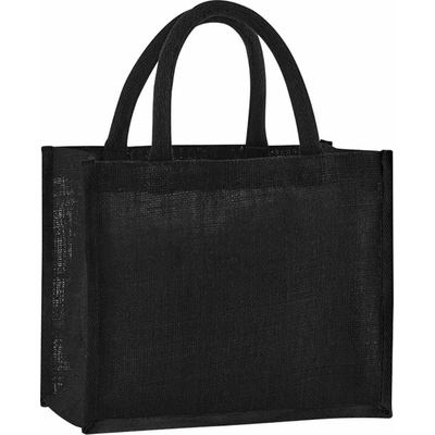 Westford Mill Jutová taška WM473 Black 30x30x19 cm