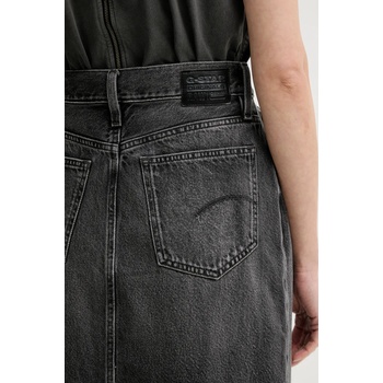 G-Star Дънкова пола G-Star в сиво среднодълга със стандартна кройка D26245-D933 (D26245.D933)