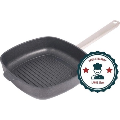 BAF Gigant Grilovací pánev titanová 26 x 26 x 6,5 cm new line profi rukojeť