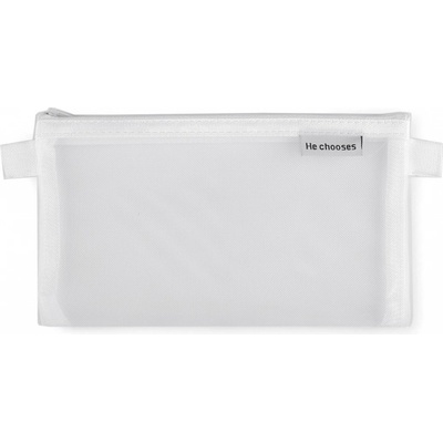 Prima-obchod síťované pouzdro 20 x 12 cm bílá