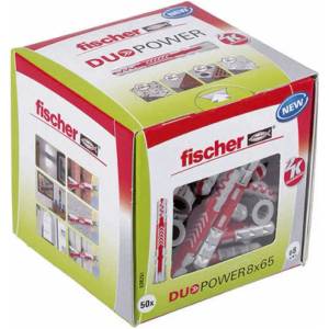 Fischer УНИВЕРСАЛЕН ДЮБЕЛ Ф8x65ММ 50 БРОЯ fischer duopower (4048962262186)
