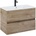 Roca Шкаф Unik N-Cube, 800 x 430 x 565 mm, базов модул с 2 чекмеджета и умивалник, rural oak (A852505808)