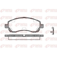 Sada brzdových destiček, kotoučová brzda REMSA 0647.02