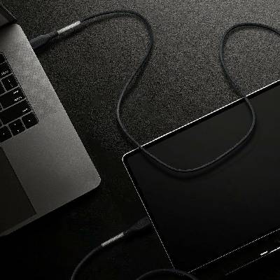 F-Energy CB-04C USB C na USB QC4.0 PD 5A 100W Carbon 1m černý