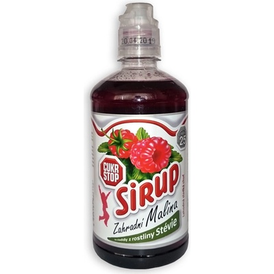 CukrStop Sirup zahradní Malina 650 g