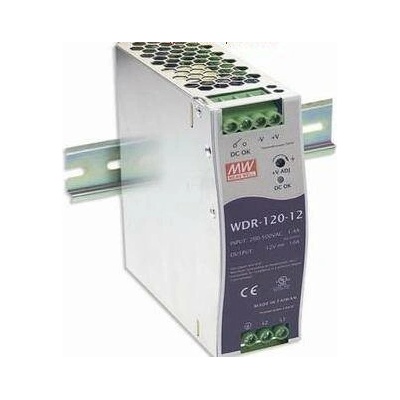 Mean Well WDR-120-24 Průmyslový napájecí spínaný zdroj 24V 120W na DIN