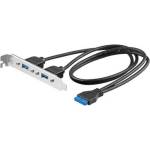 Goobay 95369 2x USB 3.0 изход на задния панел