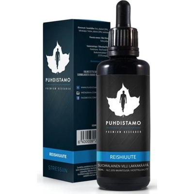 Puhdistamo Reishi Extract Na antioxidačný stres 50 ml