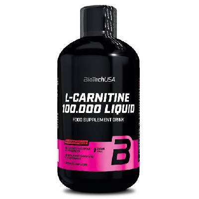 BioTech USA L-Carnitine Liquid 100000 500 ml čerešňa