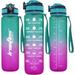 Ironflex Nutrition Water Bottle - Purple Green [1000 мл] Лилаво - Зелено
