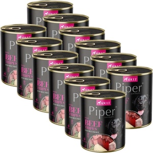 Dolina Noteci Консерва Piper Adult с говежди дръжки и червено цвекло 12 x 800 г