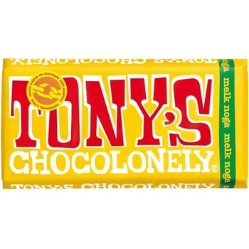 Tony’s Chocolonely – mléčná , nugát, 180 g