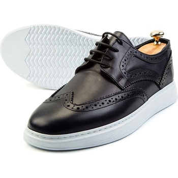 Ducavelli Night Мъжки обувки от естествена кожа - Тъмно сини 308232 (308232_Тъмно син)