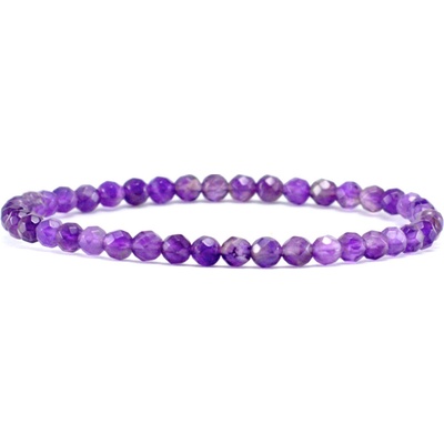 Milujeme Kameny ametyst fazetovaný kulička NFK5