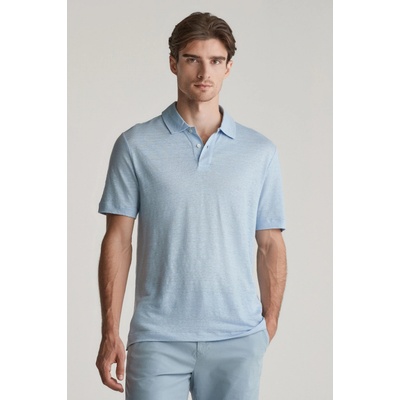 Gant Linen SS Polo fresh blue