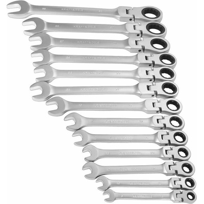 Kraft & Dele Klíče očkoploché 13 ks 8-32 mm KD11305