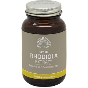 Mattisson Healthstyle Vegan Rhodiola Extract, 60 капсули, Mattisson Healthstyle (MT2616)