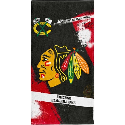 Fosho osuška Spray Chicago Blackhawks 75 x 150 cm
