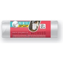 viGO! Vrecia na odpadky biele 18 l 7 µm 30ks