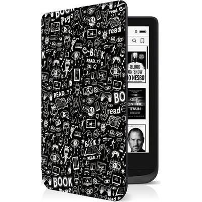 Connect It pro PocketBook 616/627/628/632 Doodle Black CEB-1076-DD