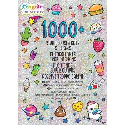 Crayola Creations: Тетрадка с стикери - 1000+ стикера - различни (04-1248)