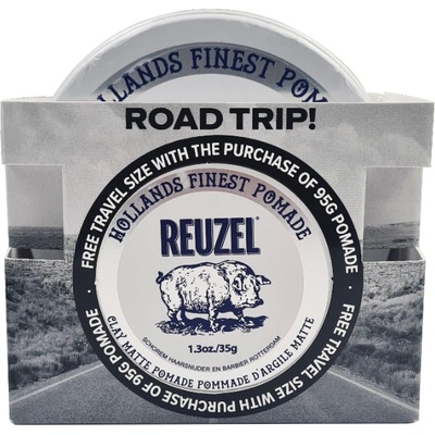 Reuzel Road Trip 2025 To Go Clay Pomade 95 g + 35 g