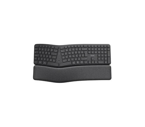 Trust Keyra Ergonomic Multidevice Wireless Keyboard 25459