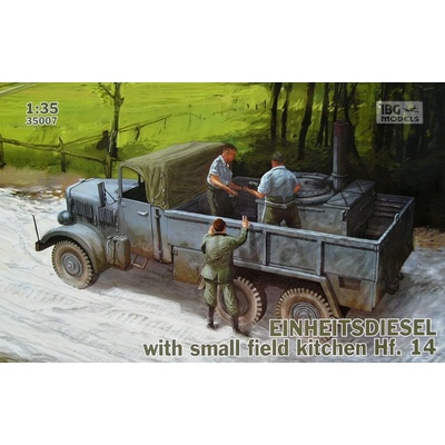 IBG Models EINHEITSDIESEL with Small Field Kitchen Hf.14 1:35